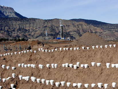 Installations near Parachute and Rulison, Garfield County, Western Colorado